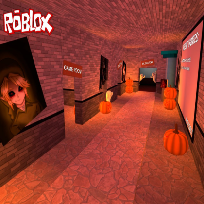 Horror elevator Halloween recreation Roblox decal