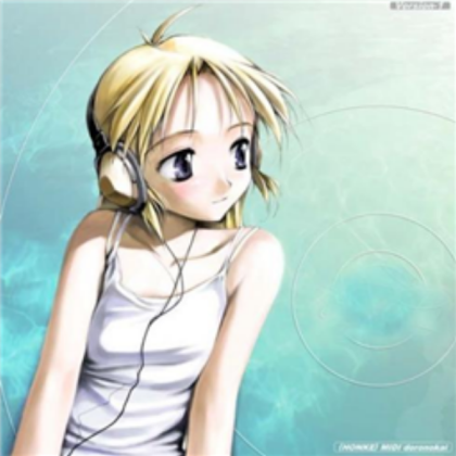 Music anime girl Roblox decal