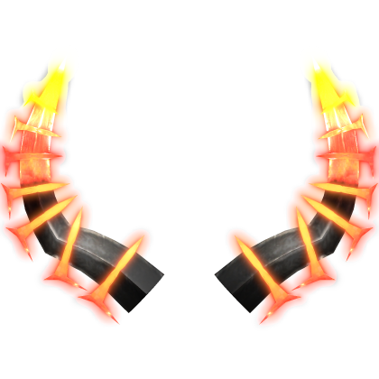 Glowing Fire Horns Roblox item