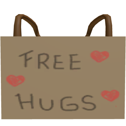 Free Hugs Poster Roblox item