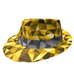Golden Sparkling Fedora