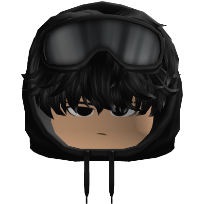 Nonchalant Emo Boy w Black Hair Roblox item
