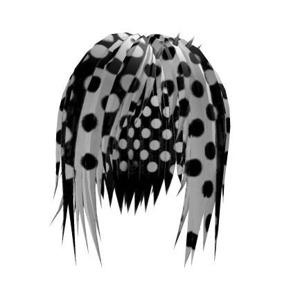 Polka Dot Vampire Vkei Spiky Hair