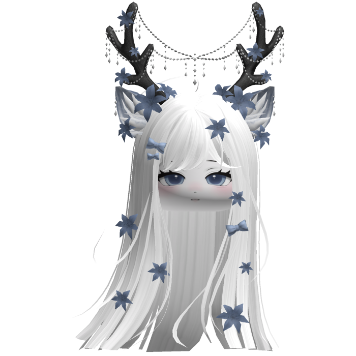 Ethereal Christmas Fairy Fawn Hair w/ Antlers