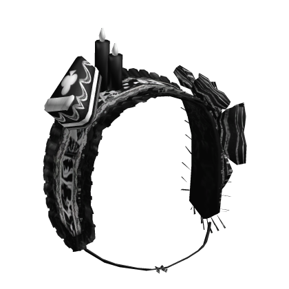 Gothic Vampire Dark Victorian Manor Bonnet Black Roblox item