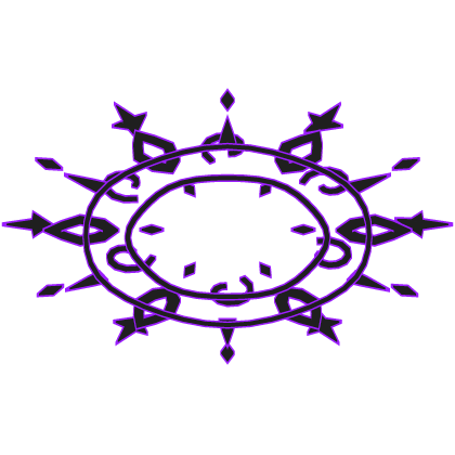 Astral Halo Black Purple Roblox item