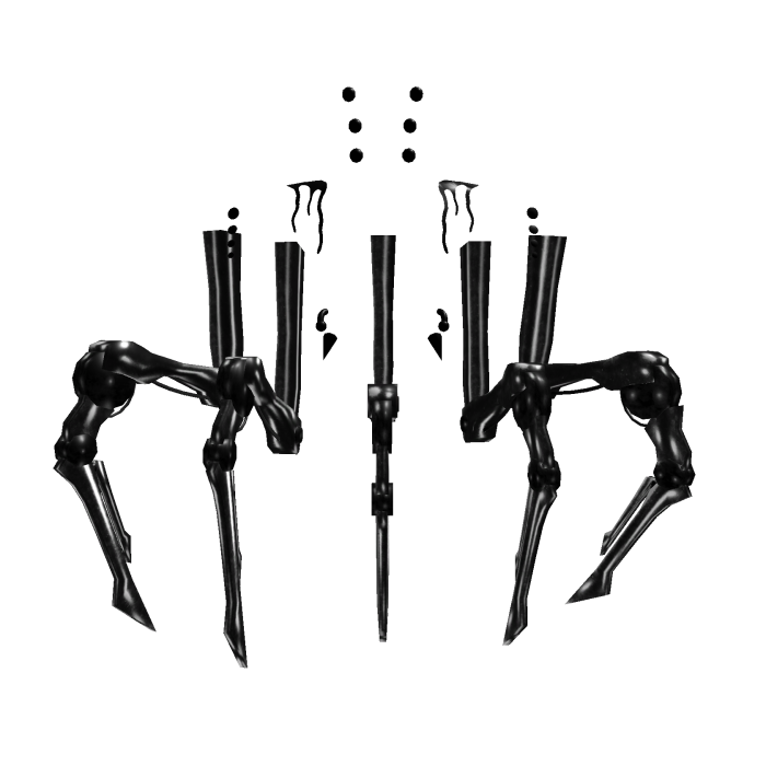 Limbs for Horror Head Parasite v1