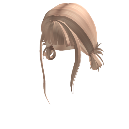 Blonde Cute Buns with Bangs Roblox item