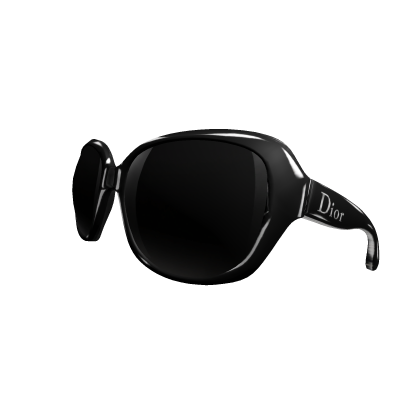 2000s luxury dior sunglasses in black
