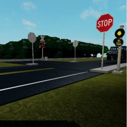 A Unique Train Crossing icon