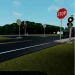 A Unique Train Crossing icon