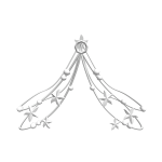 3.0 Silver starfish belly chain