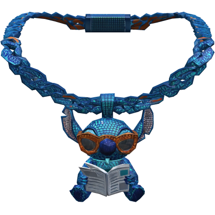 Iced Out Blue Alien Chain Y2k Trendy 1.0 Roblox item