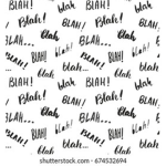 Blah Blah Blah Bruh