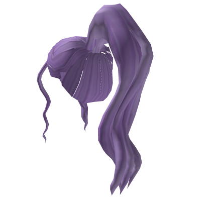 Low Poly Pastel Purple Ponytail Hair Roblox item