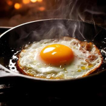 eggs in the pan