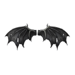 Metallic Black Wings