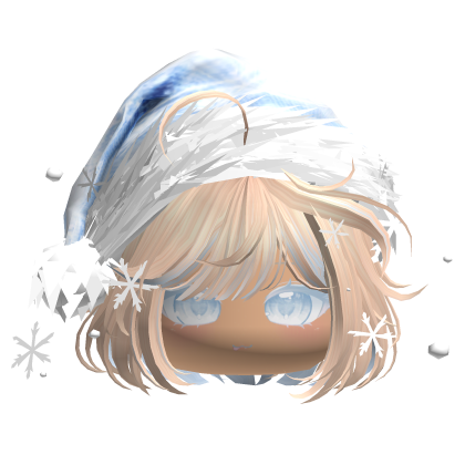 Christmas Bob w/Santa Hat (Blonde&Blue)