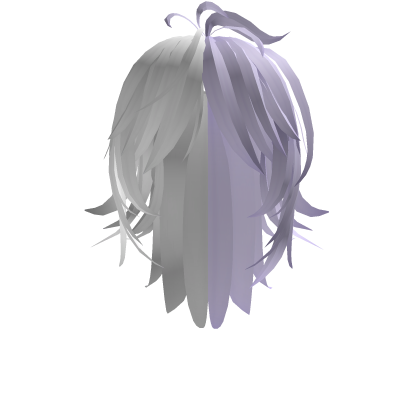 Fluffy white and purple Sigma hair BSD