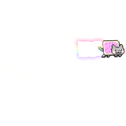♡ : [ GLOWING ] pastel nyan cat sparkles emissive