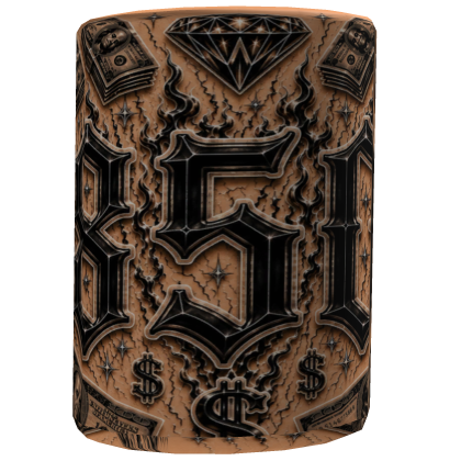 GZZ 850 Custom Neck Tattoo