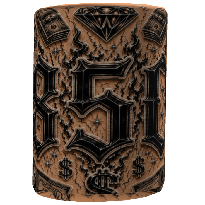 GZZ 850 Custom Neck Tattoo
