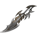 Draco's Bronze and Silver Brushed Blade