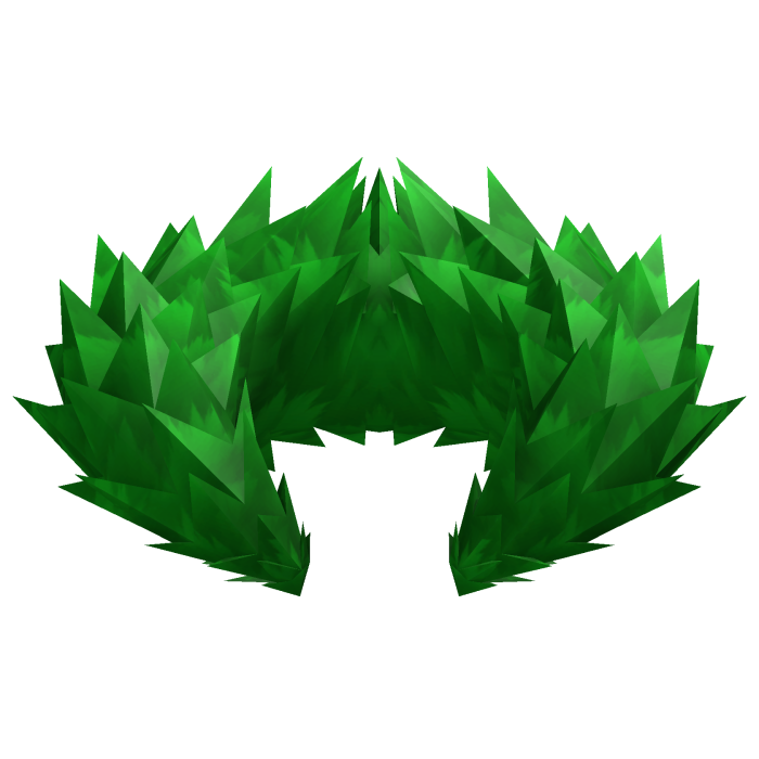 Green Fur Collar