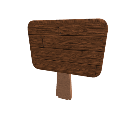 Smooth And Decorated Sign
