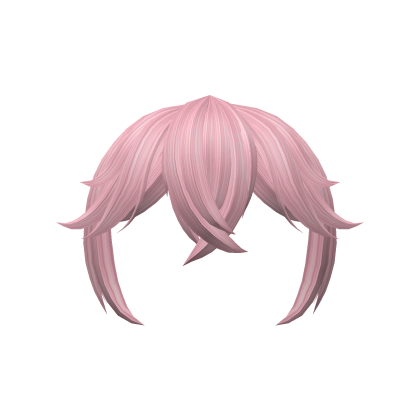 Roblox Item Crossed Over Anime Bangs (Pink)