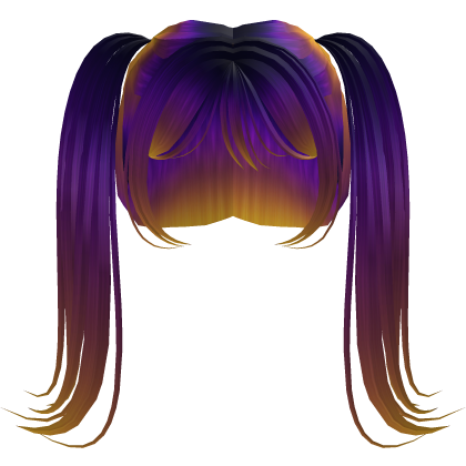 long cute curled pigtails in sunset vibes thumbnail