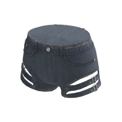 Strap Cut Jean Shorts thumbnail