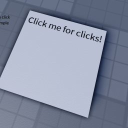 Click a part for clicks HEAVILY WIP