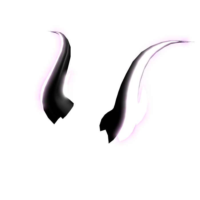 horns | Glowing | Emissive black / white