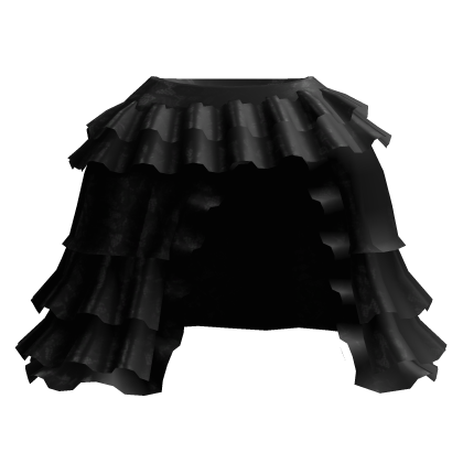 gothic victorian long ruffled skirt 3.0 black thumbnail