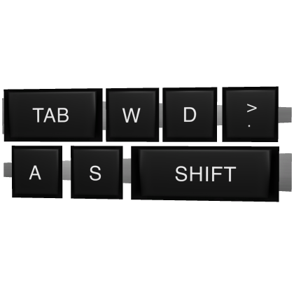 Keycaps Hair Clip