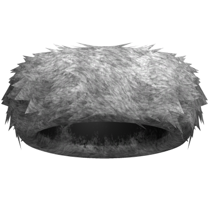 White Fluffy Winter Fur Headband