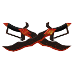 Short Dual Magma Swords