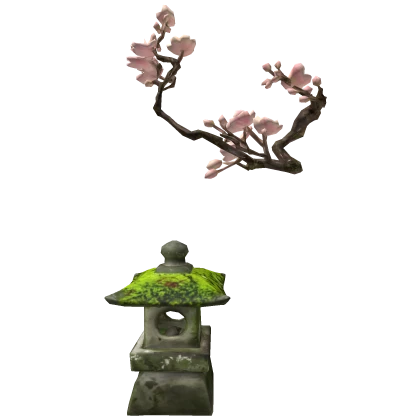 桜の枝 Cherry Blossom branch w/ Japanese lantern | Roblox Item