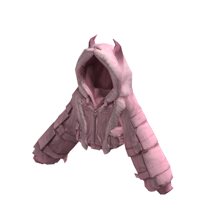 ORNA | Pink Ray Crop Hoodie Y2K UGC Streetwear