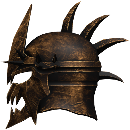 Bronze Medieval Knight helmet