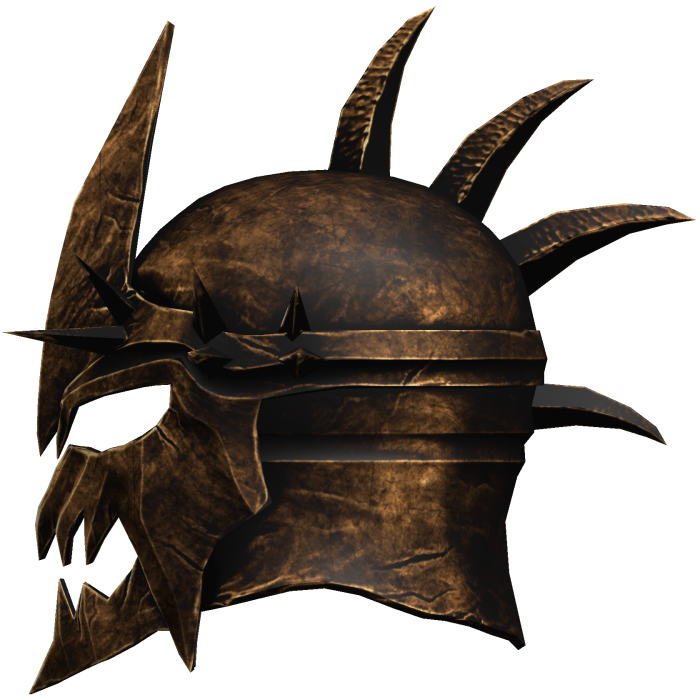 Bronze Medieval Knight helmet