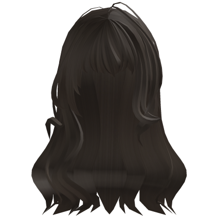 Sweet Hime curled hair in Brown Roblox item