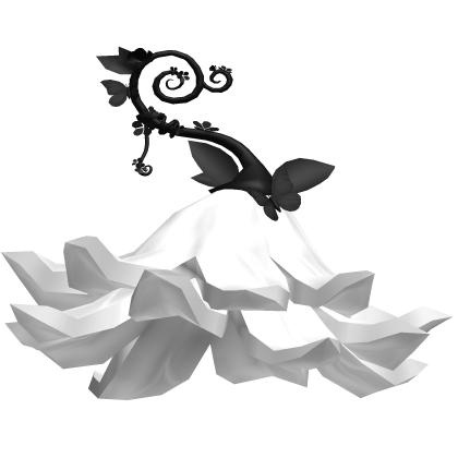White Black Fantasy Fairy Bell Flower