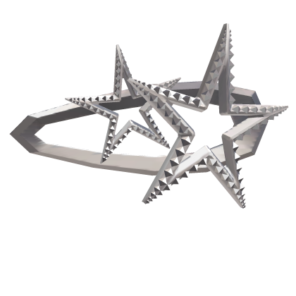Silver Star Hair Clip