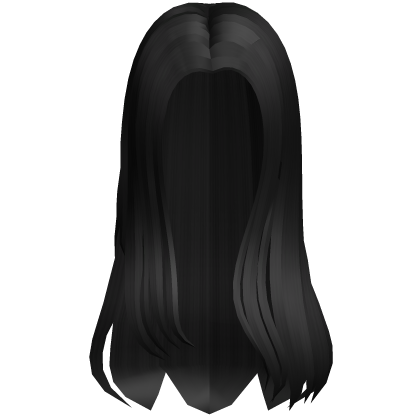 black long model hair Roblox item