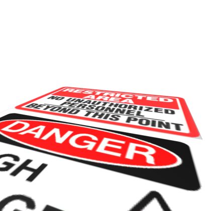 hazard signs