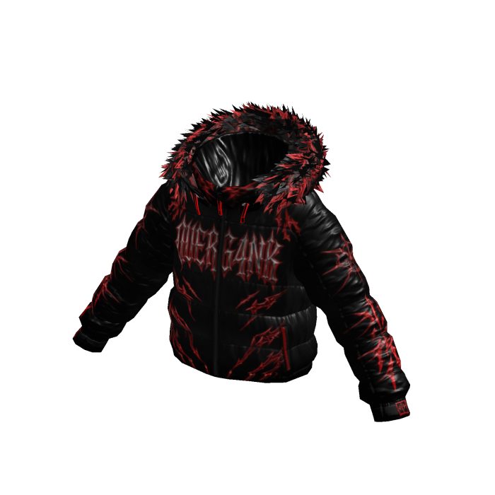 Jacket Puffer Neck Fur OVERGANK 