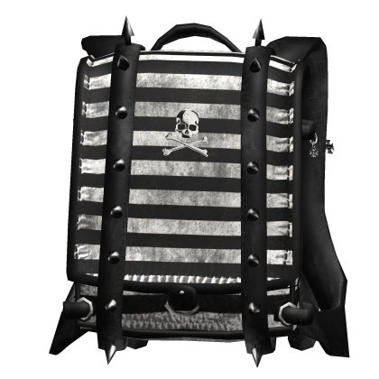 3.0 Spike Emo Vkei Skull Striped Backpack Roblox item