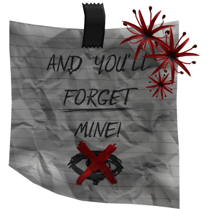 You're Forgetting Me . . .